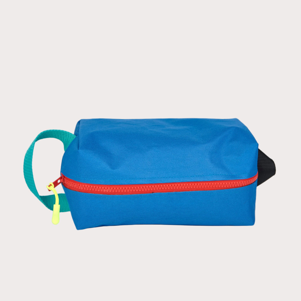 Water Resistant Blue Toiletry Bag